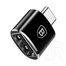 Baseus adapter (usb aljzat - type-c, usb / pendrive csatlakoztatás, otg) fekete