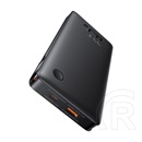 Baseus airpow air lite vésztöltő usb+type-c aljzat (10000mah, 22.5w, pd gyorstöltő, led jelzés) fekete