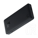 Baseus airpow lite vésztöltő usb+type-c aljzat (10000mah, 15w, pd gyorstöltő, led jelzés) fekete
