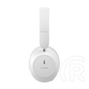 Baseus bass 30 max bluetooth fejhallgató sztereo (v5.3, mikrofon, zajszűrő + type-c tápkábel) fehér