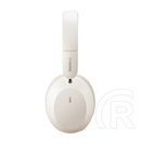 Baseus bass 35 max bluetooth fejhallgató sztereo (v5.3, mikrofon, zajszűrő + type-c tápkábel) fehér