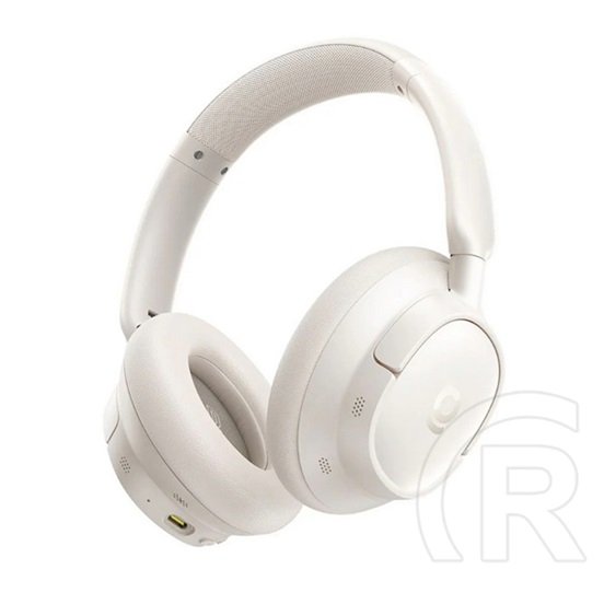 Baseus bass bh1 bluetooth fejhallgató sztereo(v6.0, mikrofon, aktív zajszűrő+type-c tápkábel)fehér