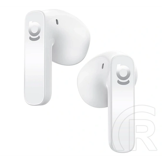 Baseus bass bs1 nc bluetooth fülhallgató sztereo (v6.0, tws, mikrofon, aktív zajszűrő, ip55 vízálló + töltőtok) fehér