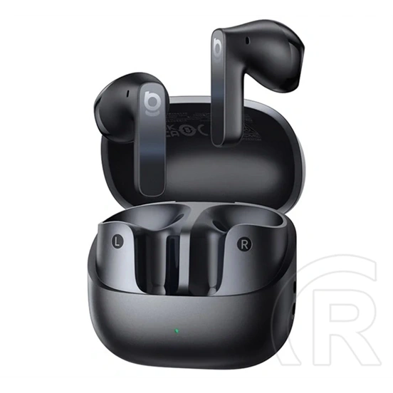 Baseus bass bs1 nc bluetooth fülhallgató sztereo (v6.0, tws, mikrofon, aktív zajszűrő, ip55 vízálló + töltőtok) fekete
