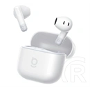Baseus bass bs2 lite bluetooth fülhallgató sztereo (v6.0, tws, mikrofon, aktív zajszűrő + töltőtok) fehér