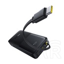 Baseus bipow 2 vésztöltő usb+type-c aljzat (10000mah, 20w, pd gyorstöltő, led kijelző + fix kábel) fekete