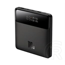 Baseus blade hd vésztöltő 2 usb+2 type-c aljzat (20000mah, 100w, pd gyorstöltő, led jelzés + type-c kábel) fekete