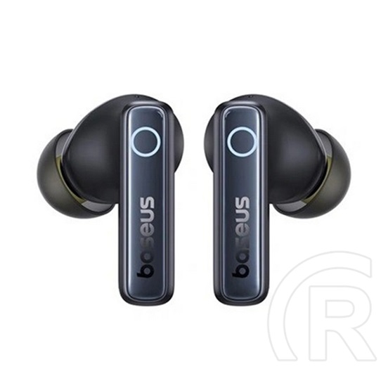 Baseus bowie 35 bluetooth fülhallgató sztereo (v5.3, tws, mikrofon, aktív zajszűrő, ipx5, led kijelző + töltőtok) fekete