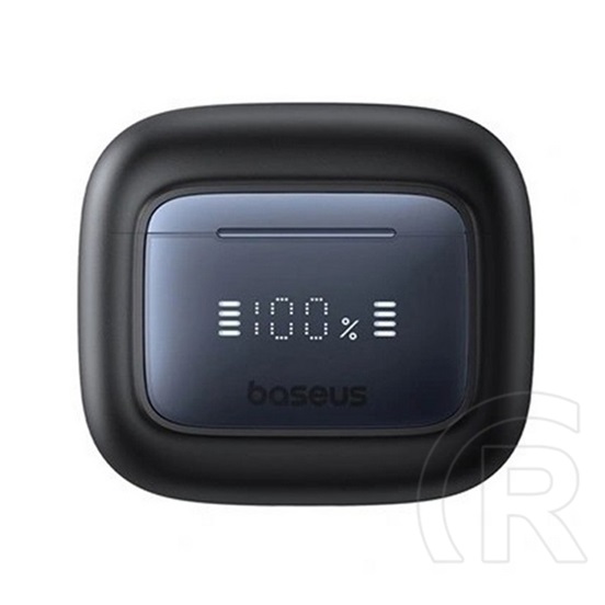 Baseus bowie 35 bluetooth fülhallgató sztereo (v5.3, tws, mikrofon, aktív zajszűrő, ipx5, led kijelző + töltőtok) fekete
