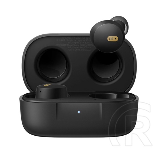 Baseus bowie e18 bluetooth fülhallgató sztereo (v5.3, tws, mikrofon, zajszűrő, ipx4 + töltőtok) fekete
