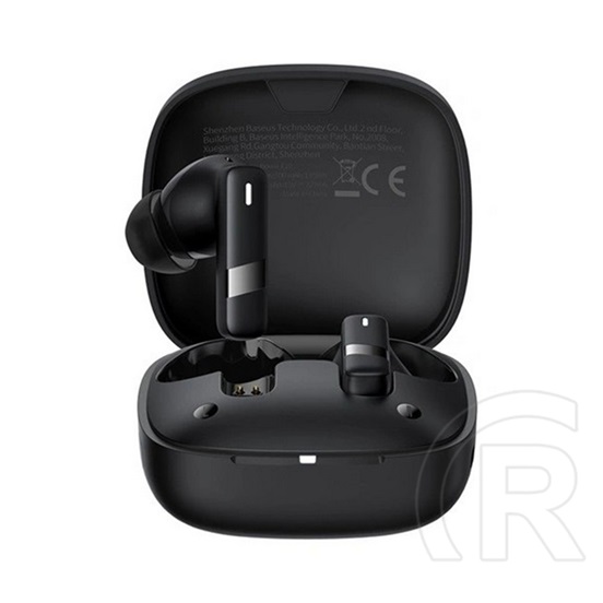 Baseus bowie e20 bluetooth fülhallgató sztereo (v5.3, tws, mikrofon, zajszűrő, ipx5 + töltőtok) fekete