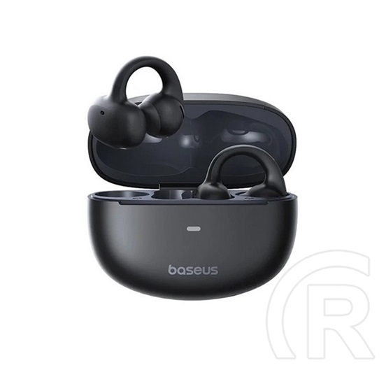 Baseus bowie mc1 bluetooth fülhallgató sztereo (v5.4, tws, zajszűrő, fülre akasztható, ip57 + töltőtok) fekete