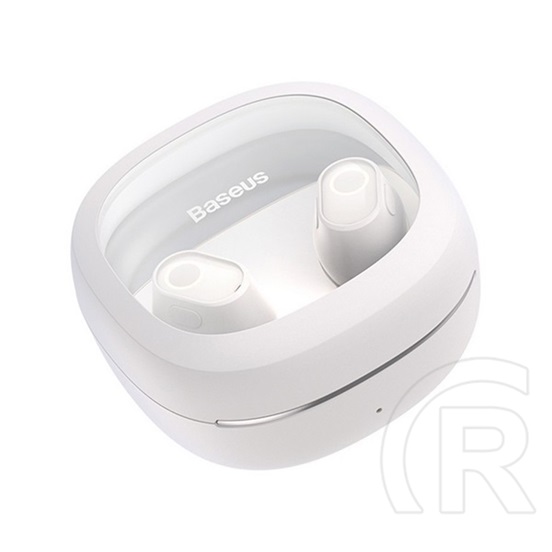 Baseus bowie wm02+ bluetooth fülhallgató sztereo (v5.3, tws, extra mini + töltőtok) fehér