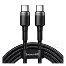 Baseus Cafule USB adat- és töltőkábel (C dugó / C dugó, 100W, 2 m, szürke)
