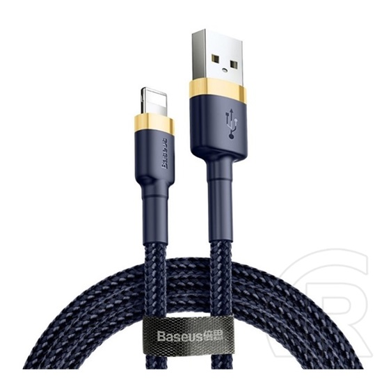 Baseus Cafule adat- és töltőkábel (USB-A dugó / Lightning 8 pin dugó, 1,5A, 2 m, sötétkék)