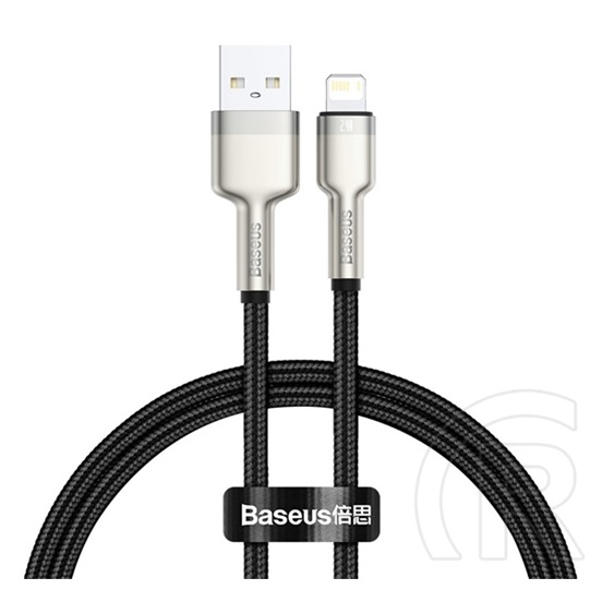 Baseus Cafule adat- és töltőkábel (USB-A / Lightning 8 pin dugó, 2,4A, 25 cm, fekete)
