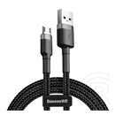 Baseus Cafule USB adat- és töltőkábel (A dugó / micro-B dugó, 2.4A, 50 cm, szürke/fekete)