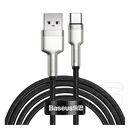 Baseus Cafule USB adat- és töltőkábel (A dugó / C dugó, 66W, 2 m, fekete)