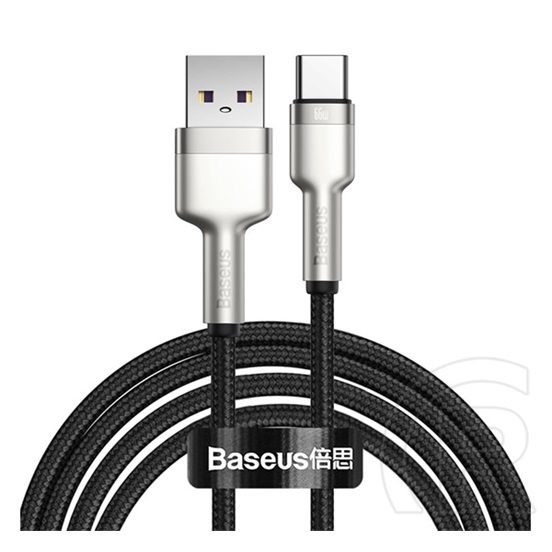Baseus Cafule USB adat- és töltőkábel (A dugó / C dugó, 66W, 2 m, fekete)