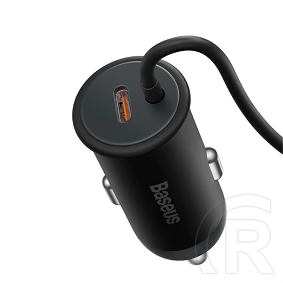 Baseus cw01 autós tartó (szellőzőre, mágneses, 15W, vezeték nélküli töltés, Type-C aljzat, autós töltő, fekete)