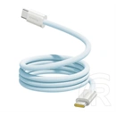 Baseus dynamic 4 pro adatkábel (type-c - type-c, 100w, pd gyorstöltő, 100cm) világoskék