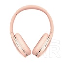 Baseus encok d02 pro bluetooth fejhallgató sztereo (v5.0, mikrofon, zajszűrő + 3.5mm jack kábel) rózsaszín