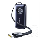 Baseus enercore cr11 vésztöltő type-c aljzat (20000mah, 67w, pd gyorstöltő + fix type-c kábel) fekete