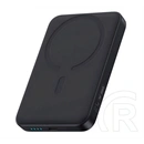 Baseus enerfill fm11 ultra-mini vésztöltő type-c aljzat (10000mah, 22.5w, pd gyorstöltő, magsafe + type-c kábel) szürke