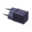 Baseus gan5s hálózati töltő type-c aljzat (30w, pd gyorstöltő 3.0, gan5s) lila