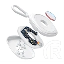 Baseus heyo rejtett kamera kereső (type-c kábel, zseblámpa, riasztó, infravörös, 60 mAh, 5 m hatótáv, medál, fehér)