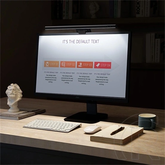 Baseus i-wok monitorlámpa (2800/4000/5500 K, 5 W, USB Type-C táp, USB-A–USB-C kábel, fekete)