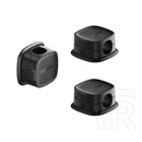 Baseus lite kábeltartó/kábelrendező 3db (öntapadó, mágneses kábelrögzítő) fekete