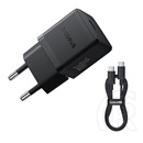Baseus palm 1c hálózati töltő type-c aljzat (30w, pd gyorstöltő 3.0 + type-c kábel) fekete