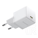 Baseus palm hálózati töltő type-c aljzat (20w, pd gyorstöltő 3.0) fehér