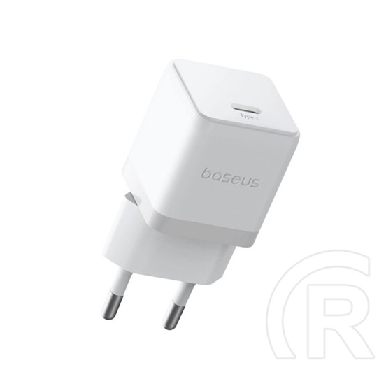 Baseus palm hálózati töltő type-c aljzat (30w, pd gyorstöltő 3.0) fehér