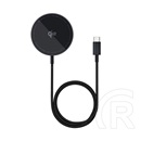 Baseus simple mini4 asztali töltő (15w, wireless, gyorstöltő, mágneses, qi2) fekete