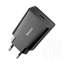 Baseus Speed Mini hálózati töltő (USB-C aljzat, 20W, fekete)