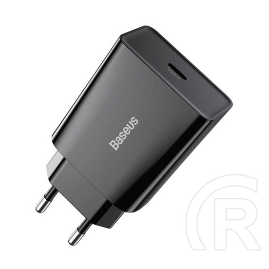 Baseus Speed Mini hálózati töltő (USB-C aljzat, 20W, fekete)