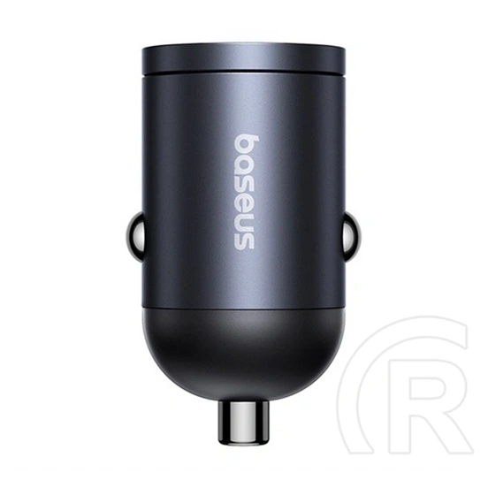 Baseus tiny star mini autós töltő 2 usb aljzat (30w, pd gyorstöltő) fekete
