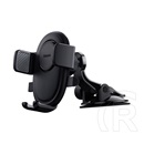 Baseus ultracontrol lite autós tartó (műszerfalra, szélvédőre, tapadókorongos, automata, 5.4-7.2" méret) fekete