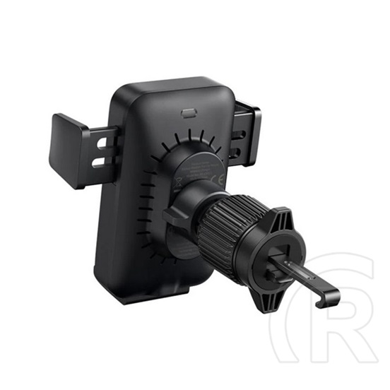 Baseus wisdom pro autós tartó (szellőzőre, automata, 15w, wireless, 360°, 4.7-7.2" méret) fekete
