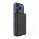 Belkin BoostCharge Slim vésztöltő 2 type-c aljzat (10000mAh, 7,5W, wireless, mágneses, LED jelzés, fekete)