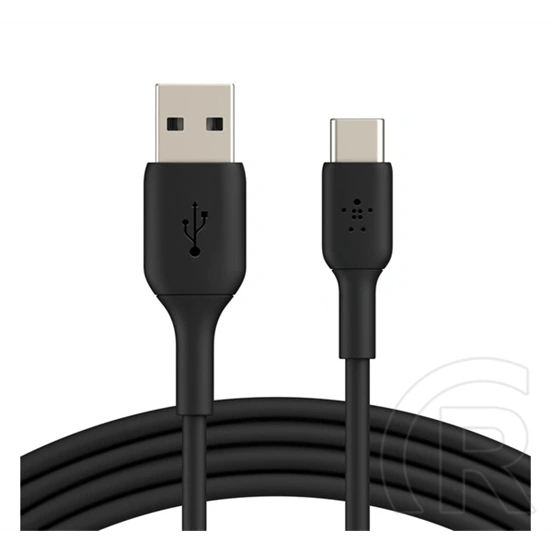 Belkin boostcharge adatkábel (usb - type-c, 15w, gyorstöltő, 15cm) fekete