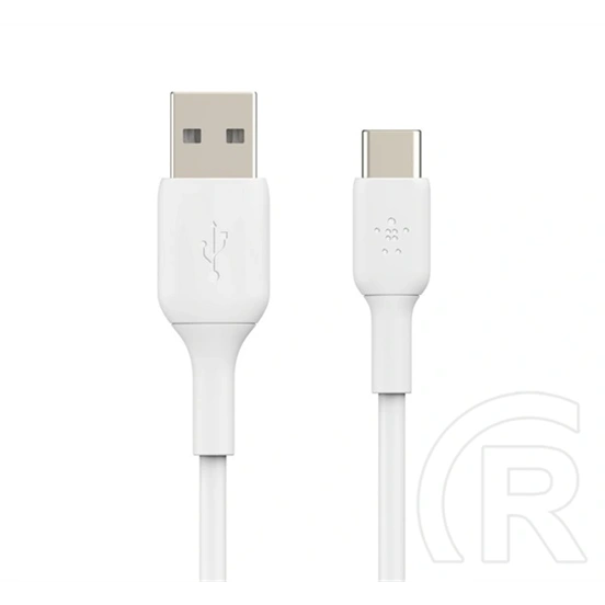 Belkin boostcharge adatkábel (usb - type-c, 15w, gyorstöltő, 200cm) fehér