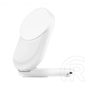 Belkin boostcharge pro asztali töltő 2in1 (25w, wireless, airpods töltő, összecsukható, qi2) fehér