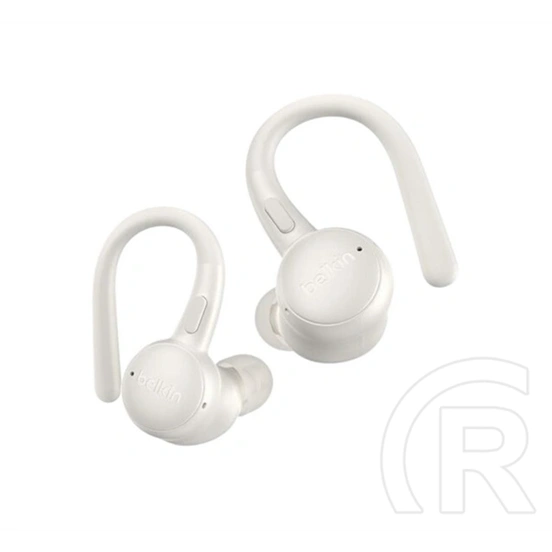 Belkin soundform activefit bluetooth fülhallgató sztereo (v5.0, tws, fülre akasztható, mikrofon, zajszűrő, ipx5) fehér