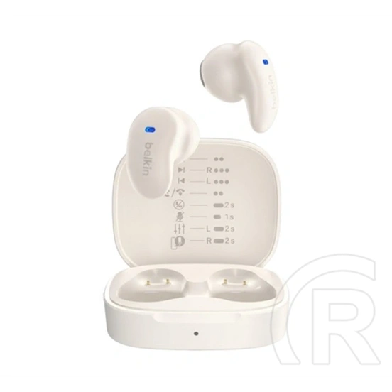 Belkin soundform anywhere bluetooth fülhallgató sztereo (v5.0, tws, mikrofon, ipx5 + töltőtok) fehér