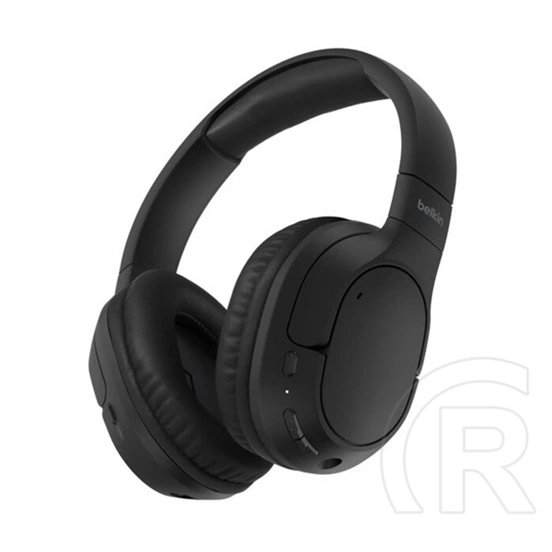 Belkin soundform bluetooth fejhallgató sztereo (v5.4, mikrofon, aktív zajszűrő, összehajtható, 3.5mm jack aljzat) fekete