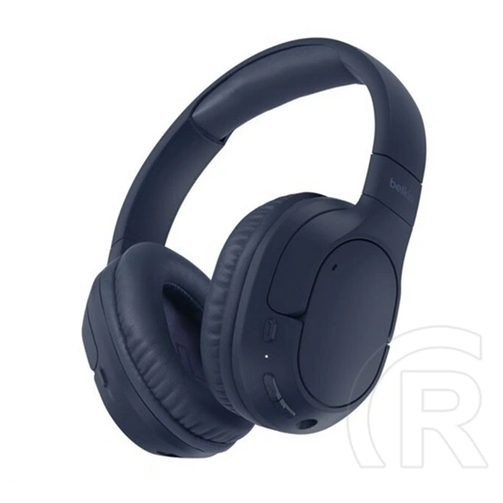 Belkin soundform bluetooth fejhallgató sztereo (v5.4, mikrofon, aktív zajszűrő, összehajtható, 3.5mm jack aljzat) kék