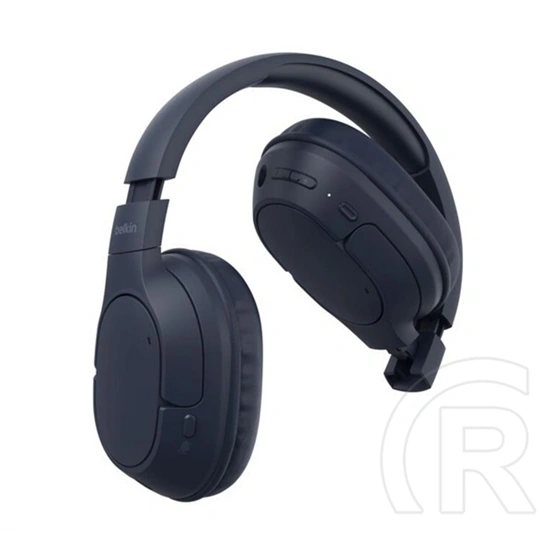 Belkin soundform bluetooth fejhallgató sztereo (v5.4, mikrofon, aktív zajszűrő, összehajtható, 3.5mm jack aljzat) kék